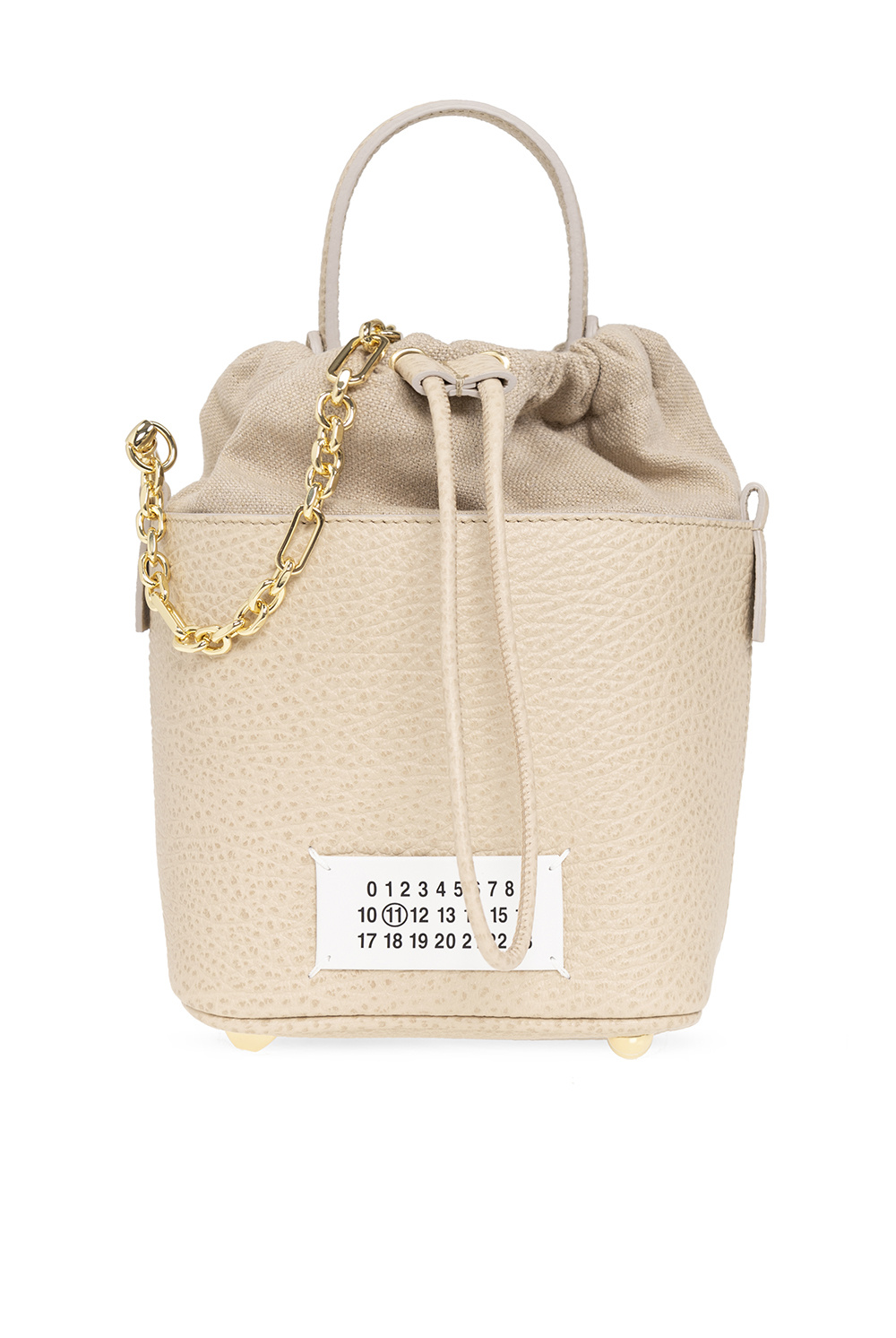 Beige ‘Textured’ shoulder bag Maison Margiela Vitkac GB